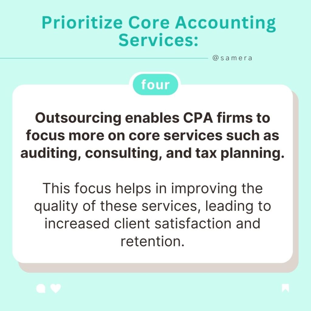 why should accounts outsource their accounts