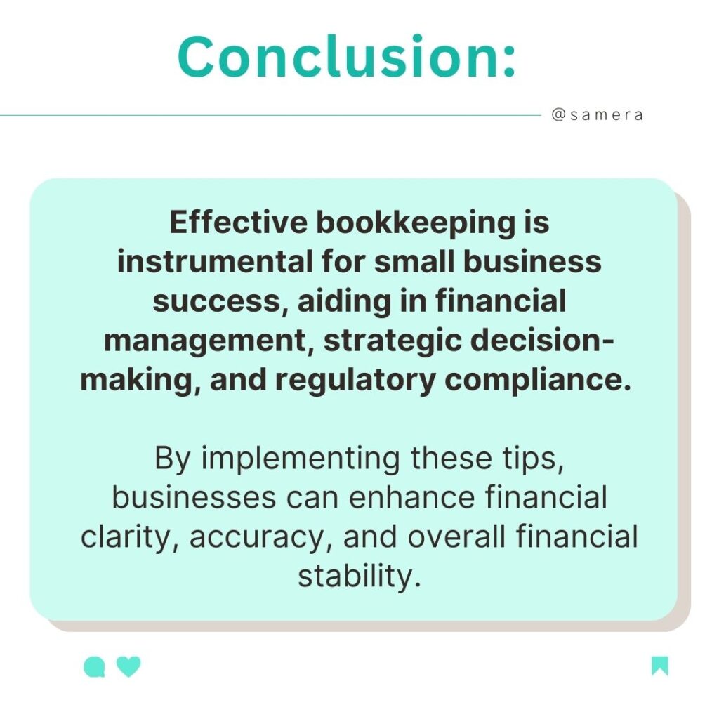 7 key bookkeeping tips